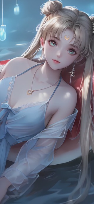 清凉夏日 水中美少女