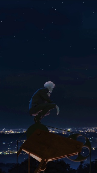 星空之下孤独一人