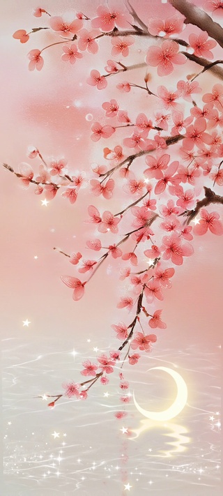 繁樱垂舞·梦落琼芳