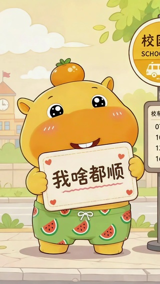 九月治愈校园好运日历