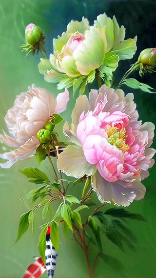 花开富贵 年年有余