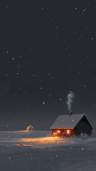 雪中小屋