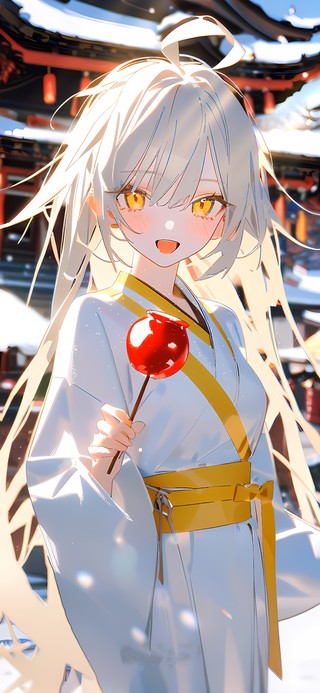 雪中汉服美女