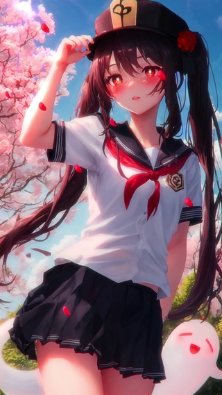 樱花树下樱花雨——胡桃