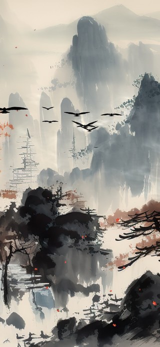 水墨山水