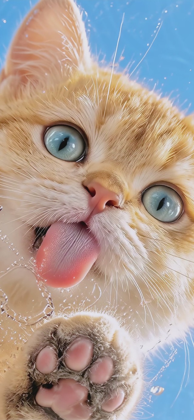 小猫舔舔（时钟版）