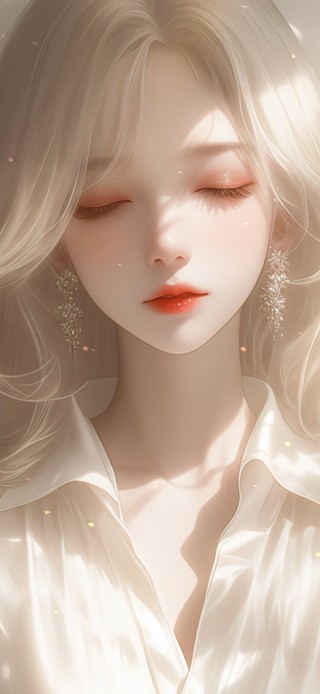 治愈白发少女