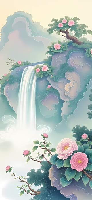唯美山茶花