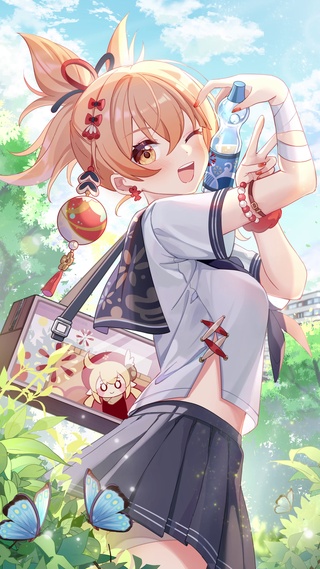 夏日宵宫汽水-画师：狗脸在哪里