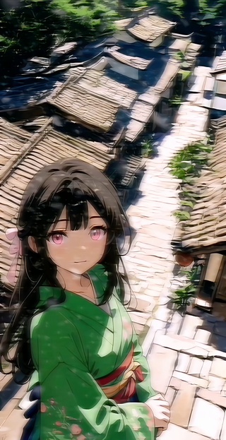 飘雪村落