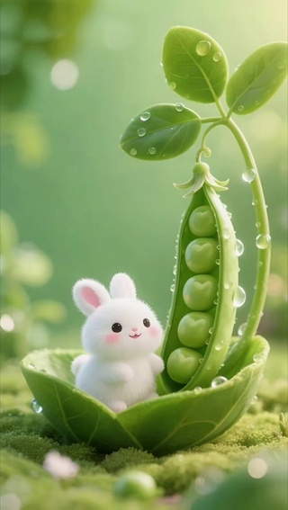 豆荚里的小开心
