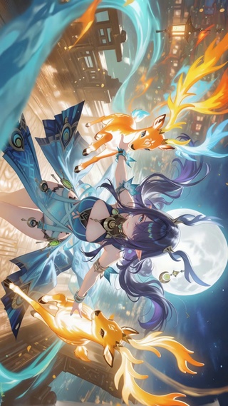 星月双鹿菈乌玛