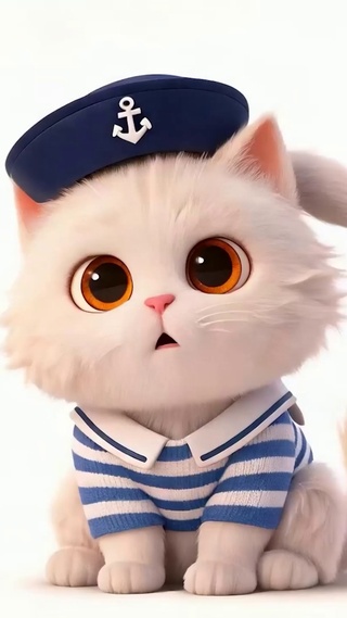 戴帽子猫咪