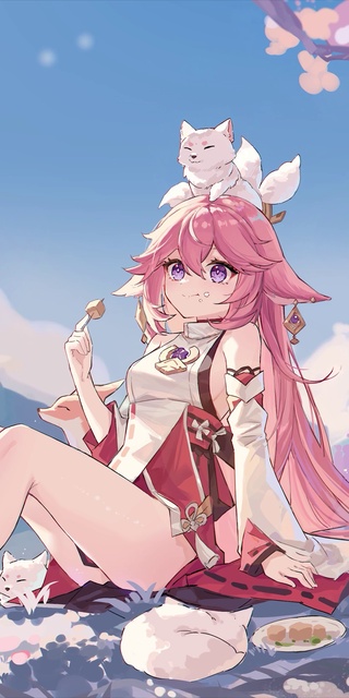 小神子-画师：鸦居