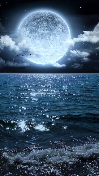 唯美梦幻海上生明月