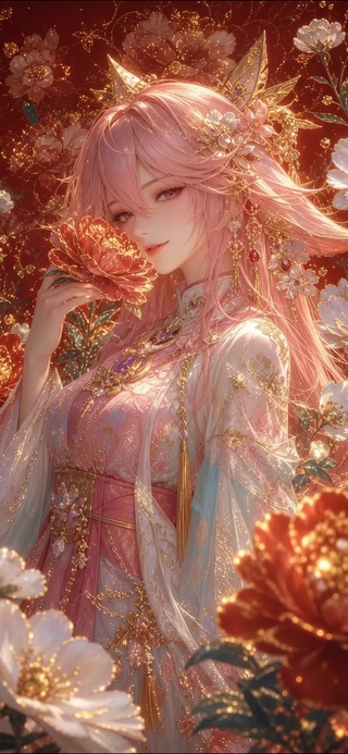 鎏金花海-原神-八重神子
