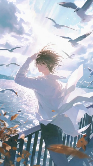 海边少年