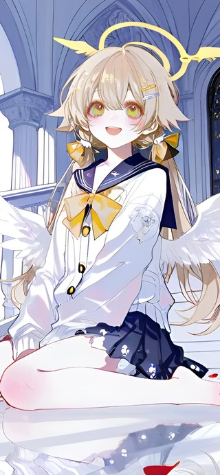 阿慈古日富美-萝莉4k插画