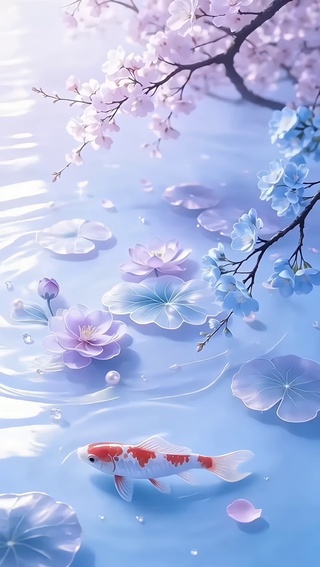 池中锦鲤