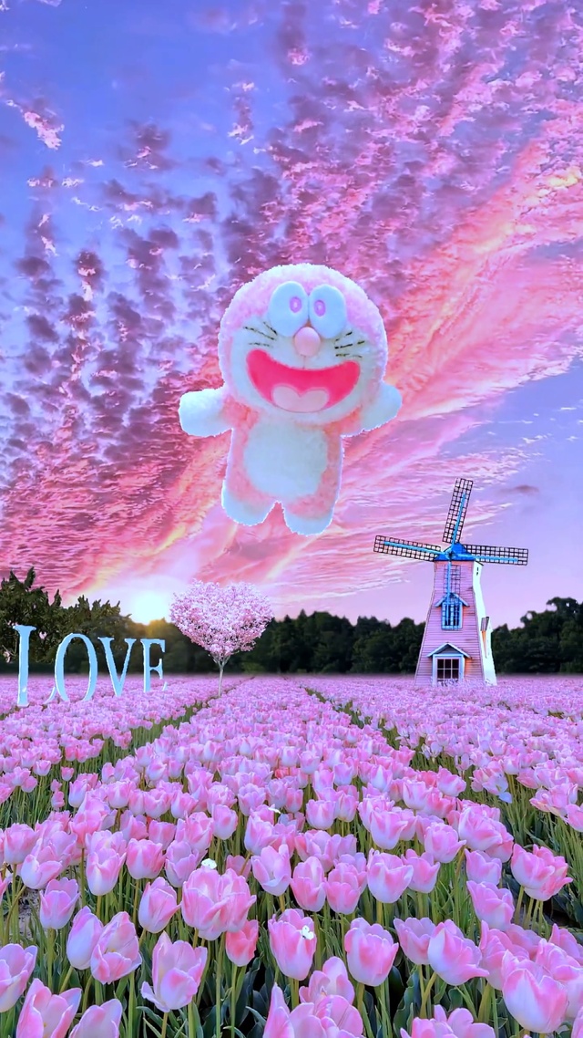 郁金香花海