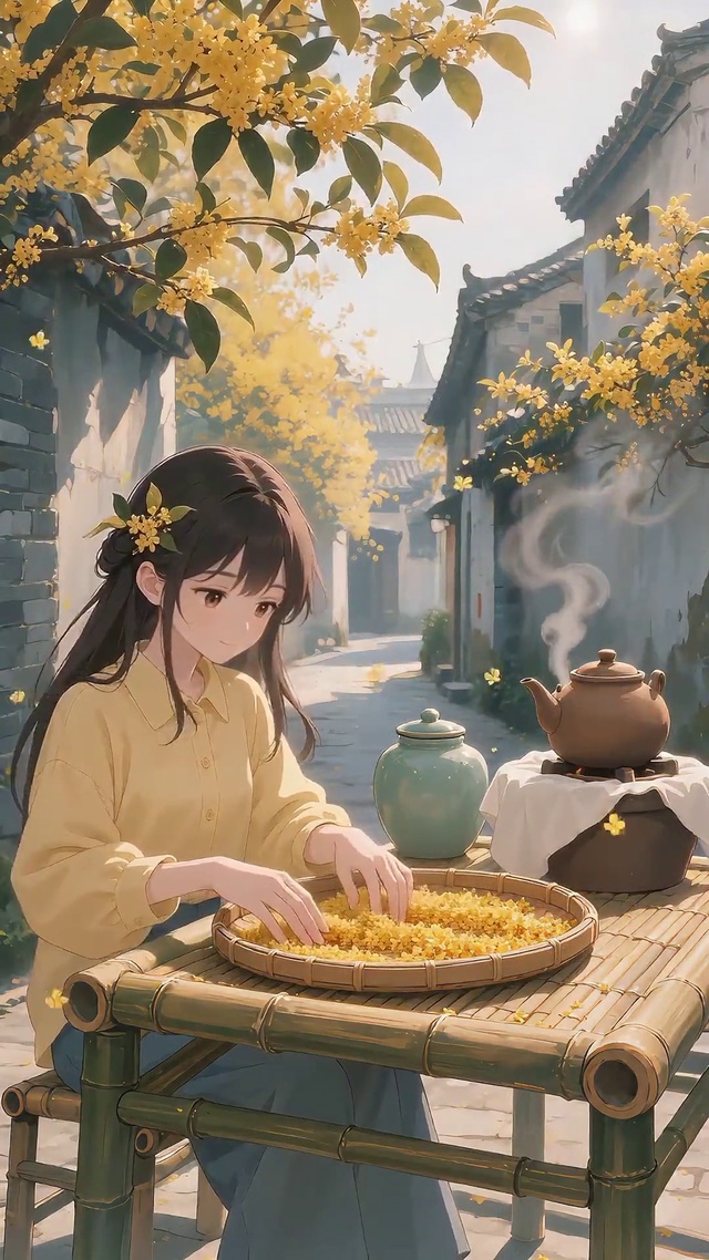 庭前看花