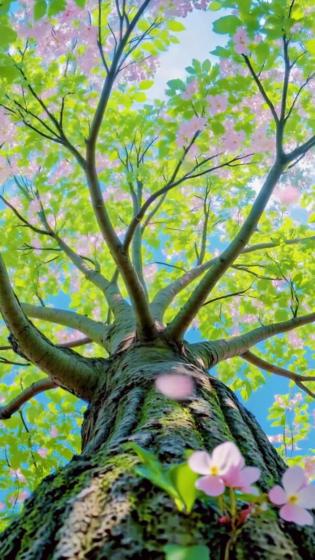 樱花树下