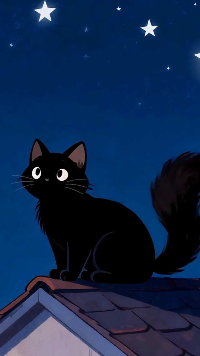 夜景猫咪