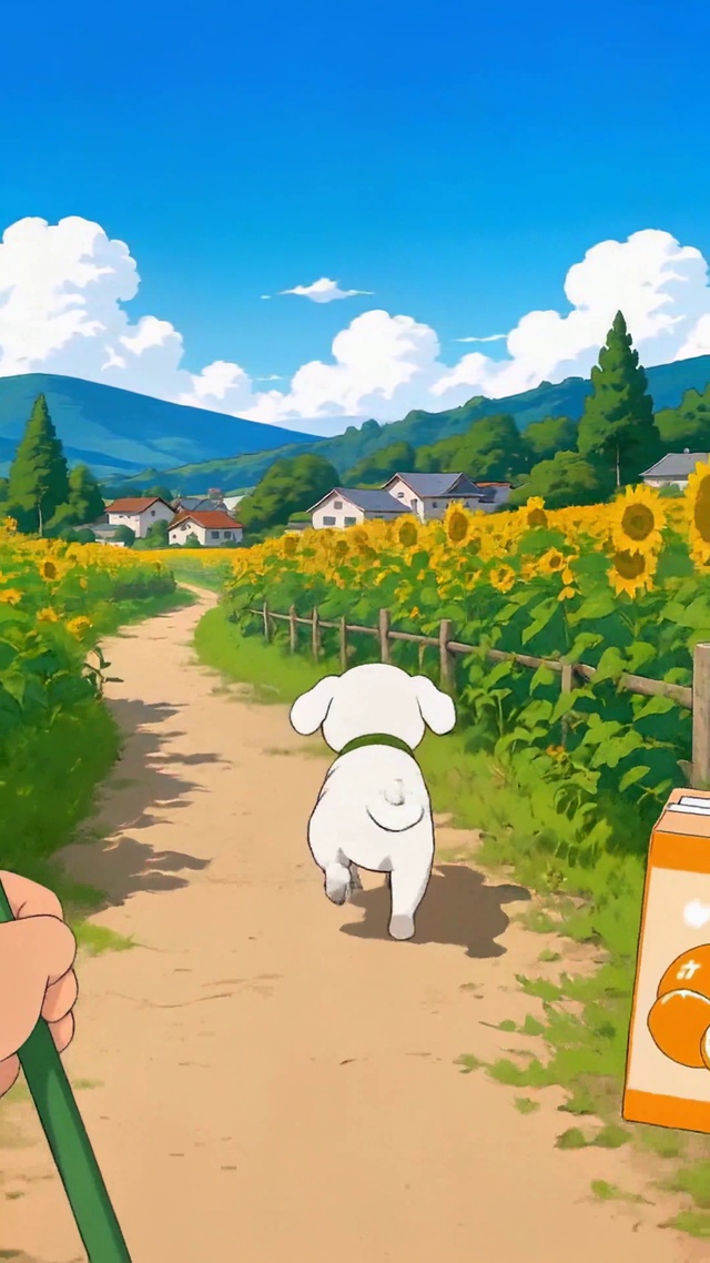 夏日向日葵乡间治愈之旅