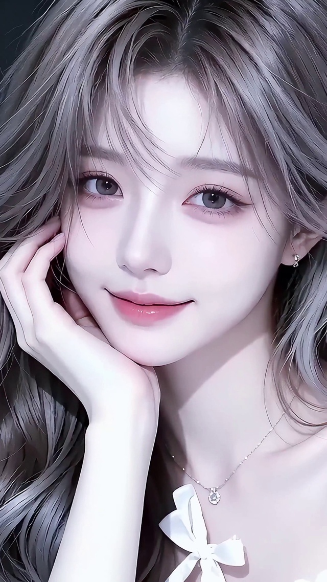 清风拂面的微笑少女