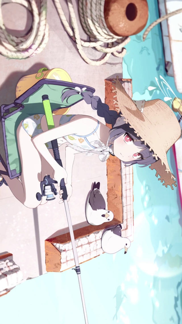 霞泽美游泳装live2d横屏高清化纯享版