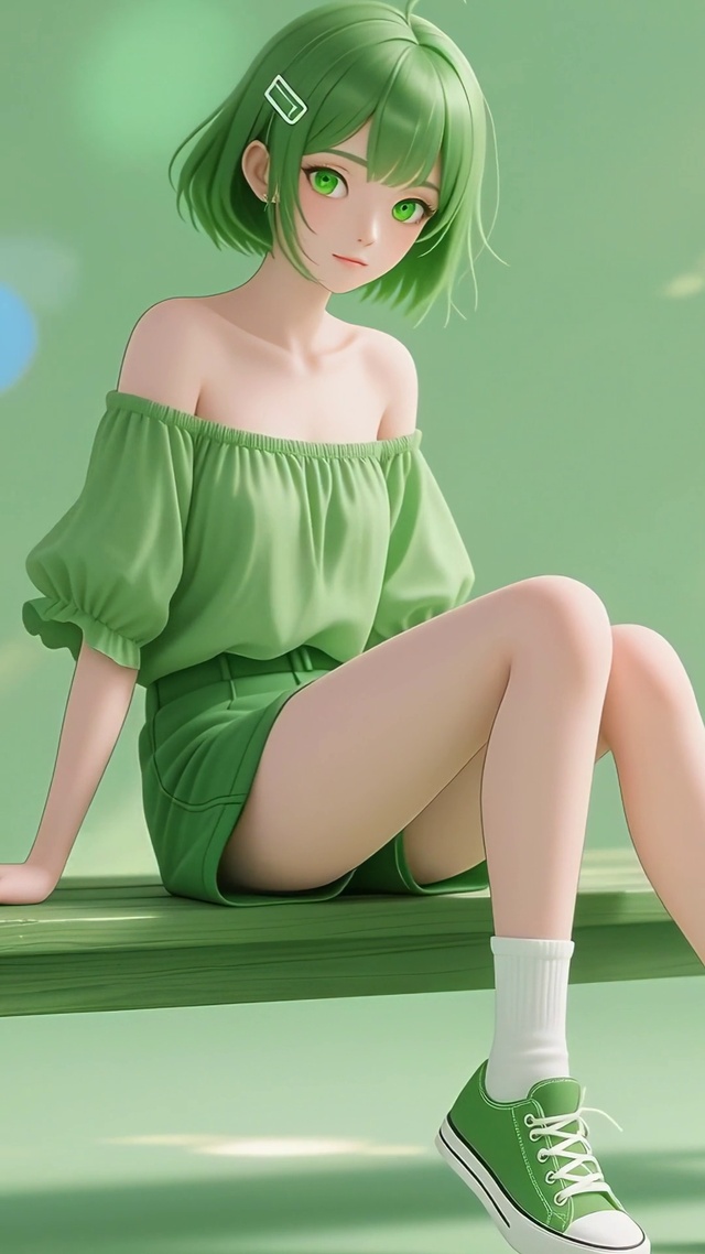 护眼二次元美女壁纸