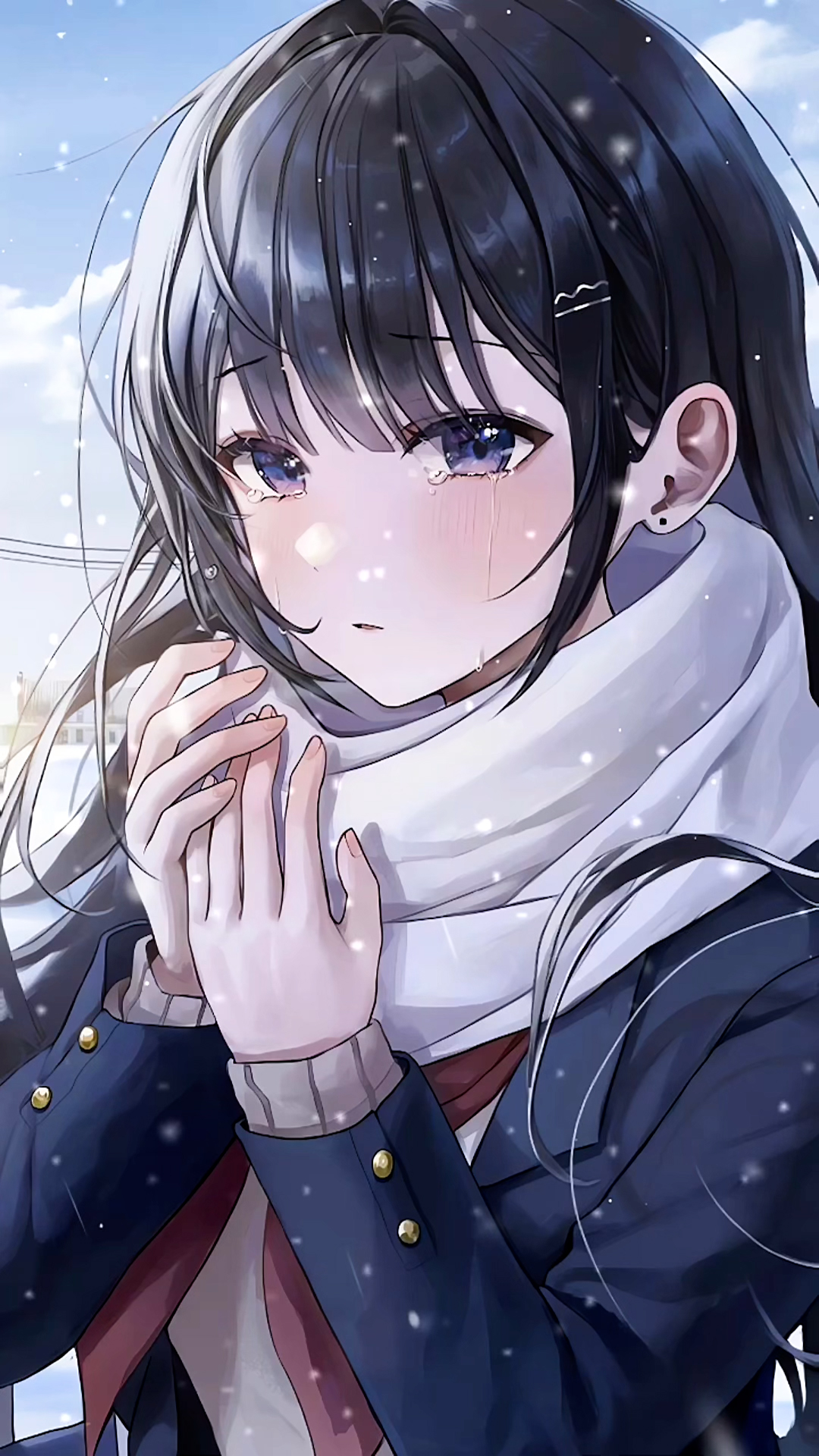 流泪美少女