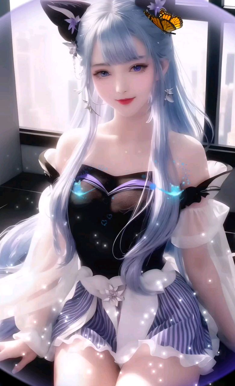 他乡的白发少女