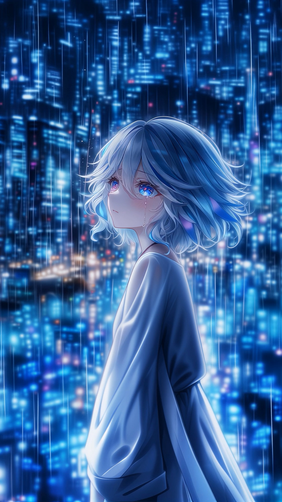 水神芙宁娜伤感风/忧郁伤感少女